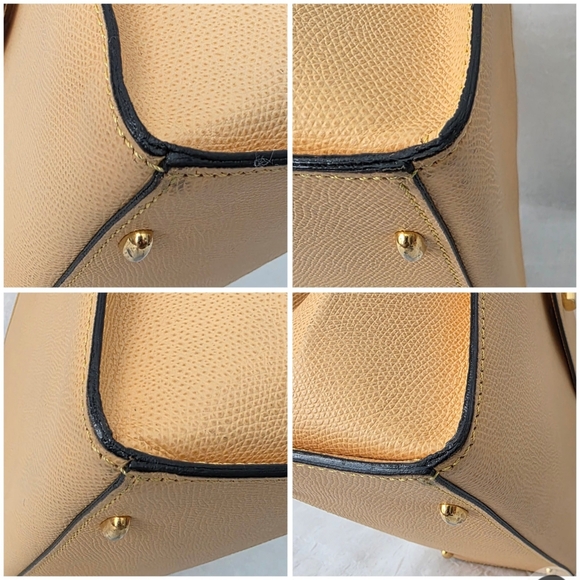 Auth Celine Macadam Turn-lock Top Handle Bag - Picture 11 of 11